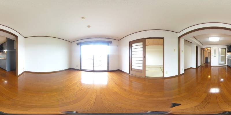 パノラマ画像リビング