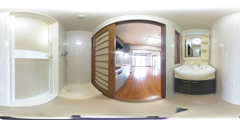 パノラマ画像洗面所