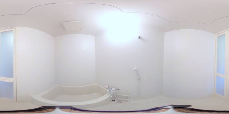 パノラマ画像バスルーム