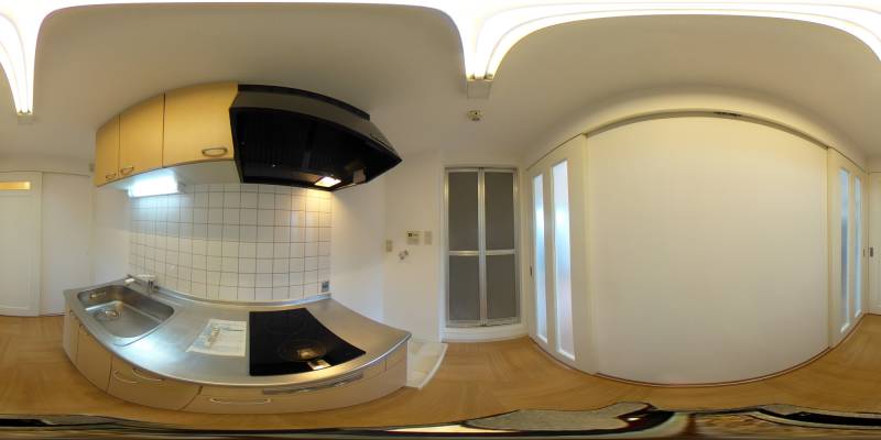 パノラマ画像キッチン