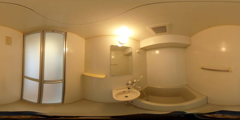 パノラマ画像バスルーム