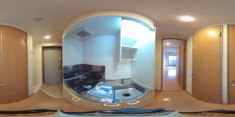 パノラマ画像キッチン