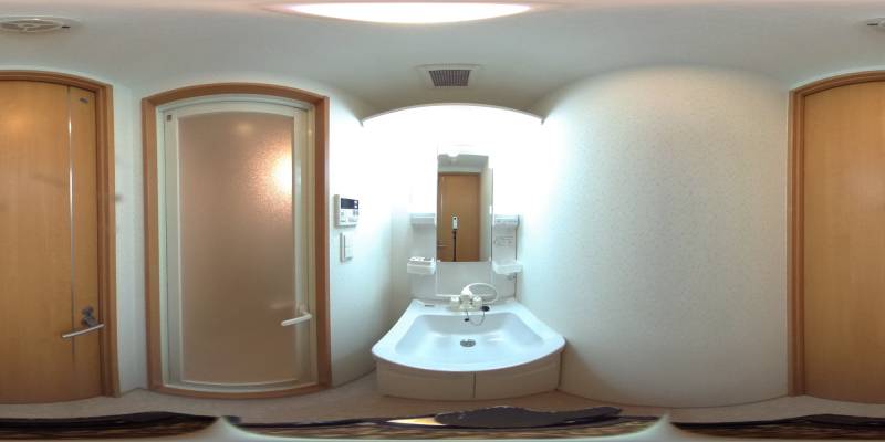 パノラマ画像洗面所