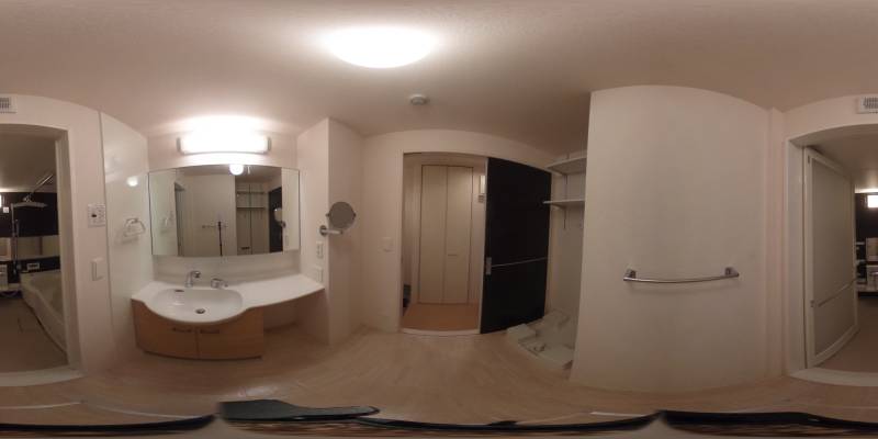 パノラマ画像バスルーム