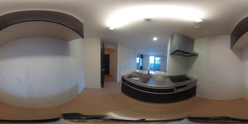 パノラマ画像キッチン