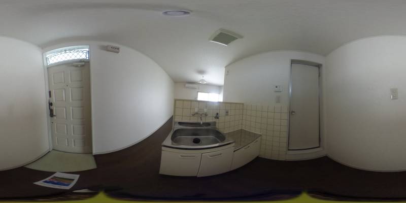 パノラマ画像キッチン