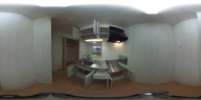 パノラマ画像キッチン