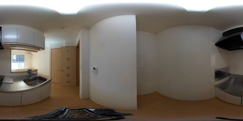 パノラマ画像キッチン