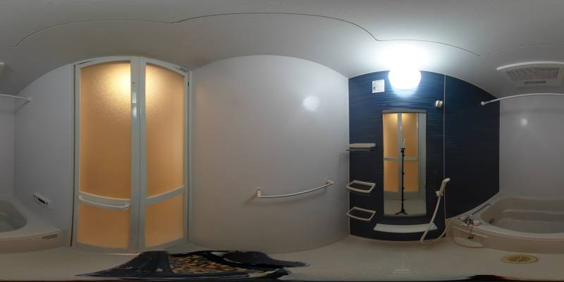 パノラマ画像バスルーム