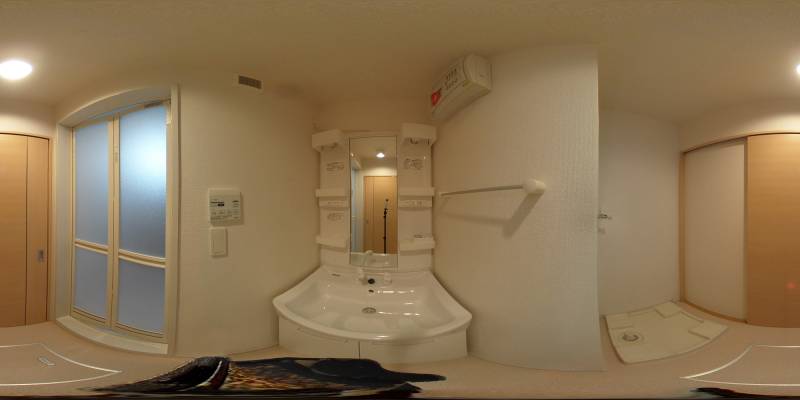 パノラマ画像洗面所