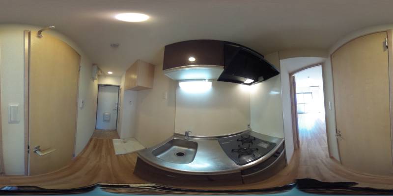 パノラマ画像キッチン