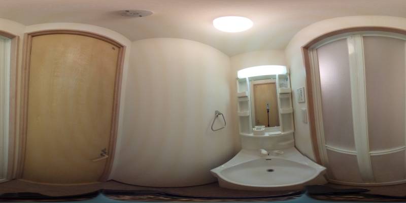 パノラマ画像洗面所