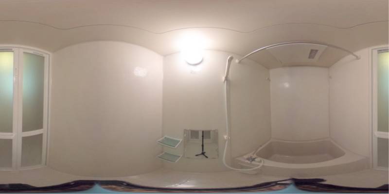 パノラマ画像バスルーム