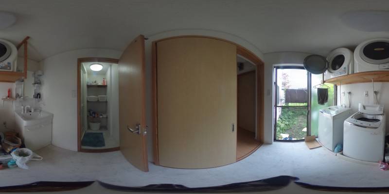 パノラマ画像洗面所