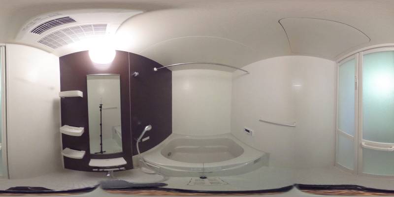 パノラマ画像バスルーム