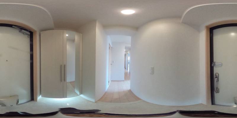 パノラマ画像玄関