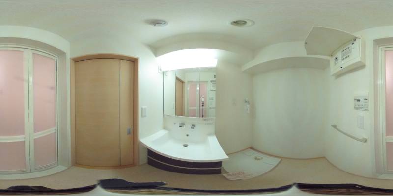 パノラマ画像洗面所