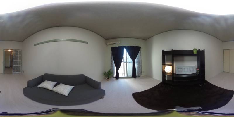 パノラマ画像洋室