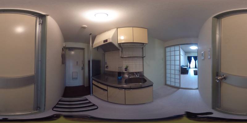 パノラマ画像キッチン