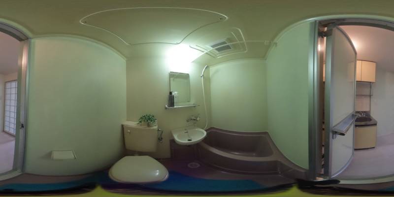 パノラマ画像バスルーム