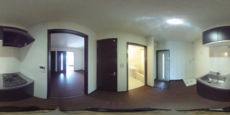 パノラマ画像キッチン