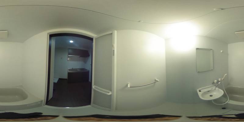 パノラマ画像バスルーム