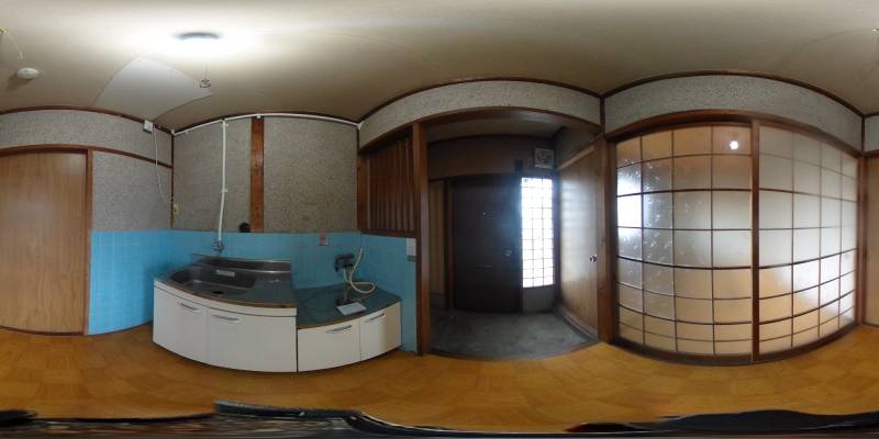 パノラマ画像キッチン