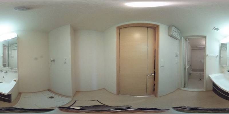 パノラマ画像洗面所