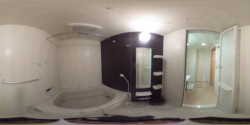 パノラマ画像バスルーム