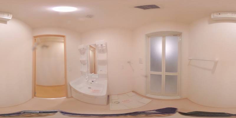 パノラマ画像洗面所