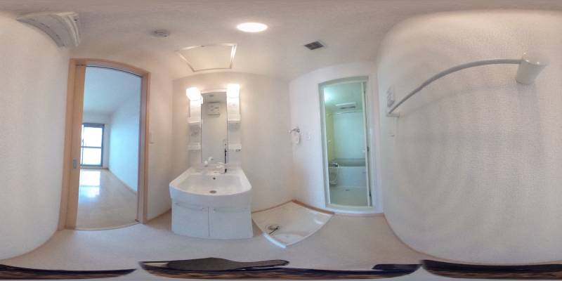 パノラマ画像バスルーム
