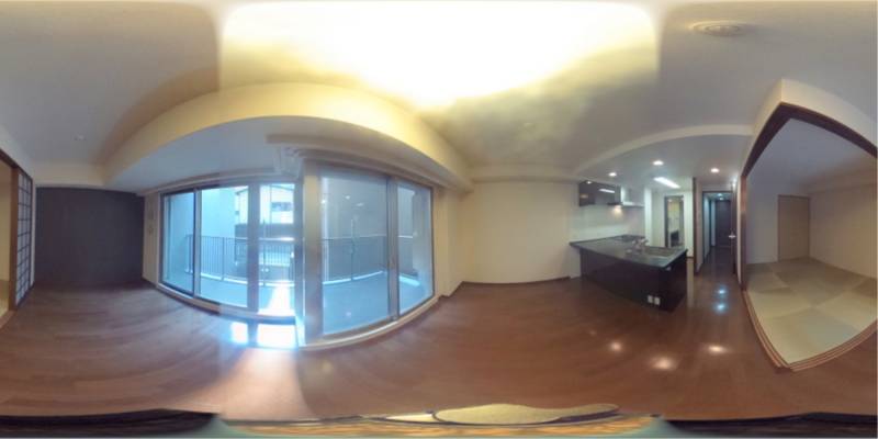 パノラマ画像リビング