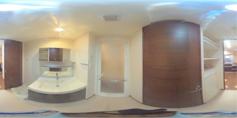 パノラマ画像洗面所