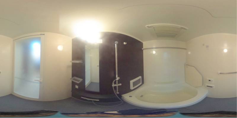 パノラマ画像バスルーム