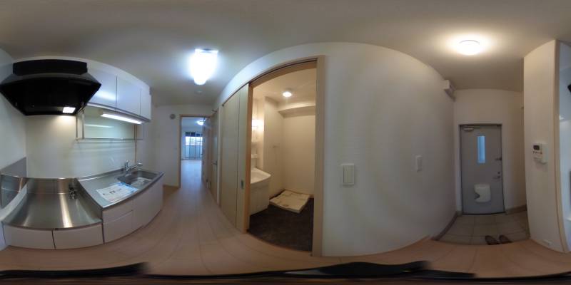 パノラマ画像キッチン