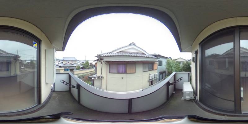 パノラマ画像バルコニー