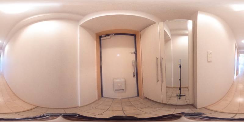 パノラマ画像玄関