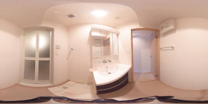 パノラマ画像洗面所