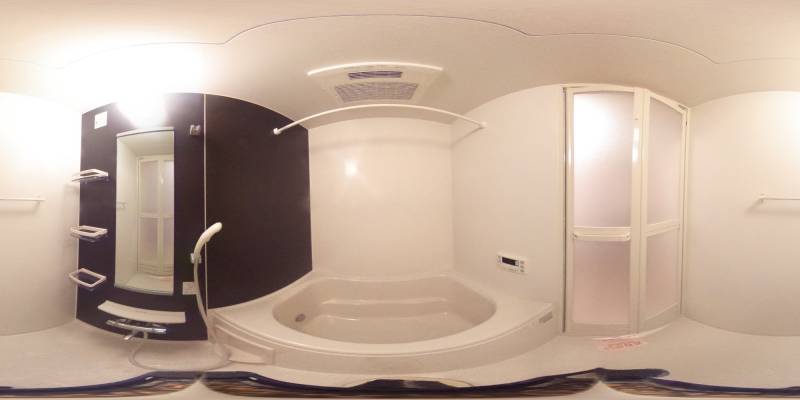 パノラマ画像バスルーム