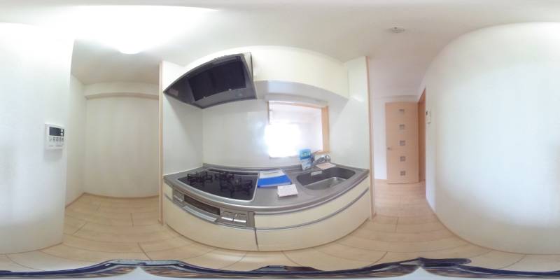 パノラマ画像キッチン