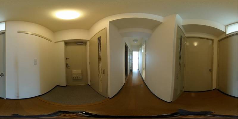 パノラマ画像玄関