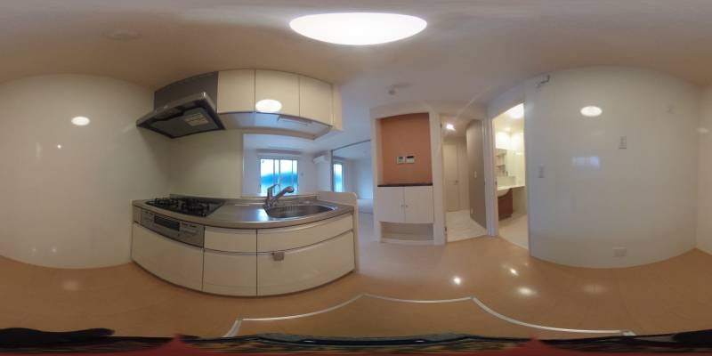 パノラマ画像キッチン