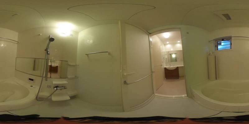 パノラマ画像バスルーム