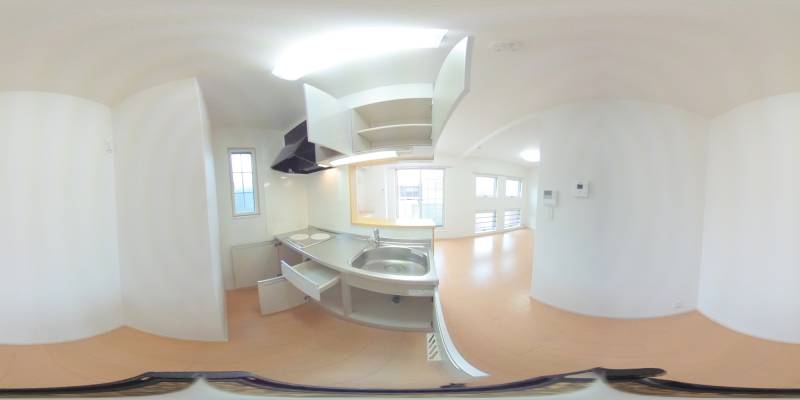 パノラマ画像キッチン