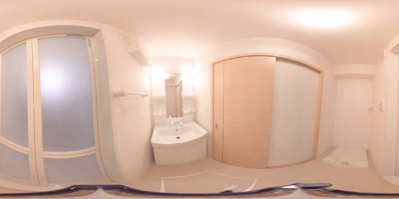 パノラマ画像洗面所