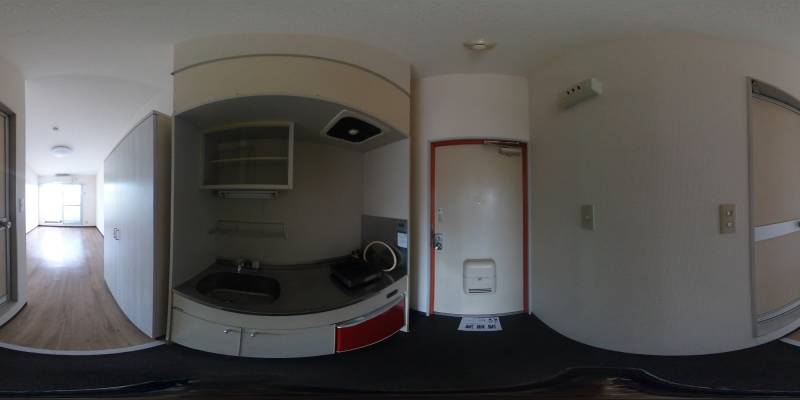 パノラマ画像キッチン