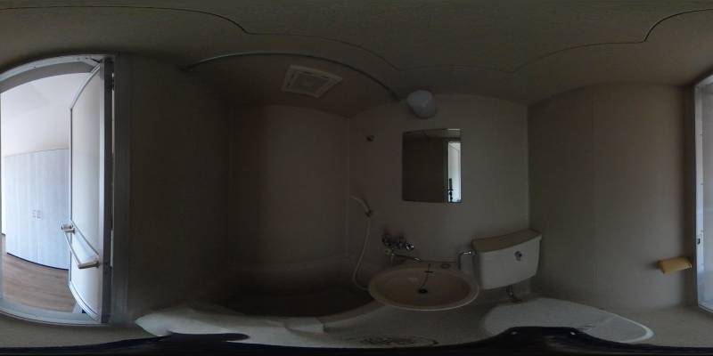 パノラマ画像バスルーム