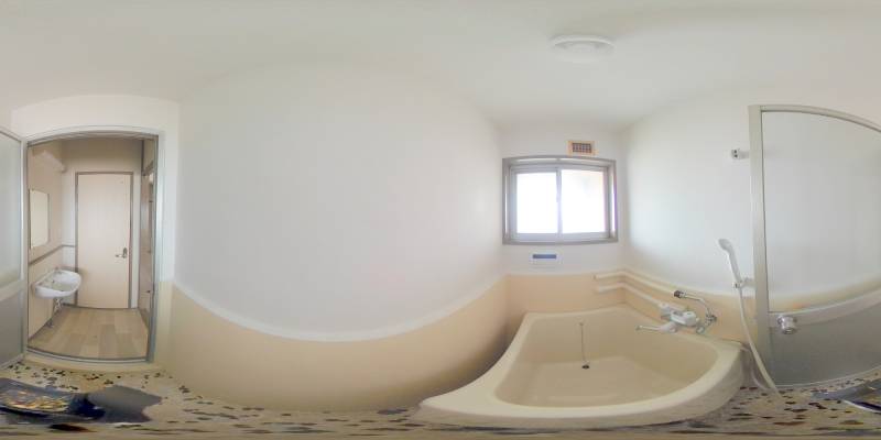 パノラマ画像バスルーム