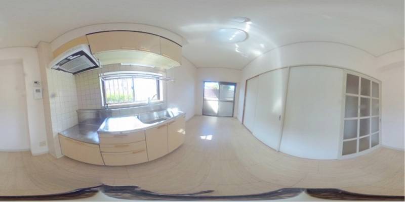 パノラマ画像キッチン