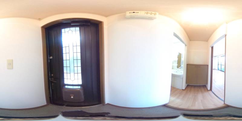 パノラマ画像玄関